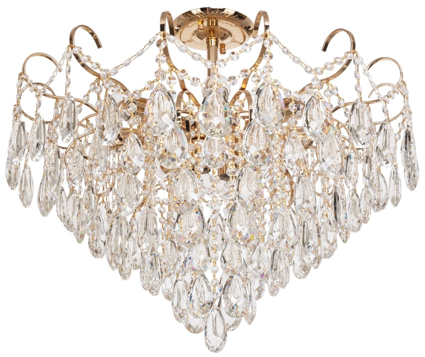 фото Люстра с хрусталем 15506/4CR WT ЭкономСвет