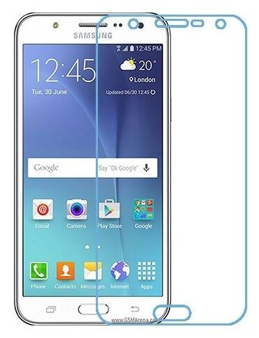 Samsung Galaxy J5 защитный экран из нано стекла 9H одна штука