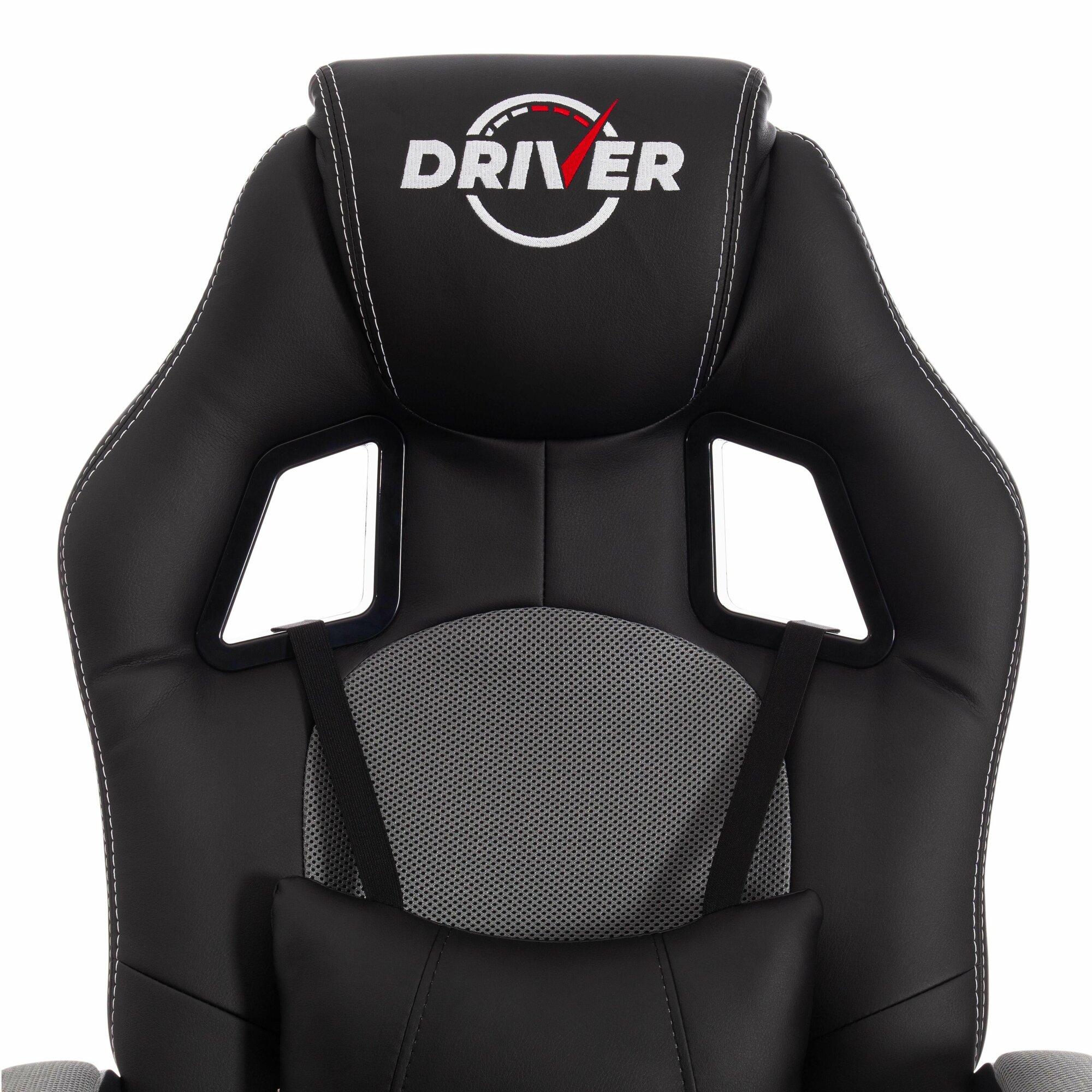 Компьютерное кресло TetChair Driver 22 игровое, обивка: искусственная кожа/текстиль, цвет: черный/серый, 36-6/TW-12 - фотография № 20