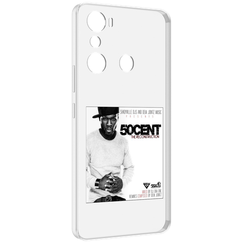 Чехол MyPads 50 Cent - The Reconstruction для Infinix Hot 20i задняя-панель-накладка-бампер