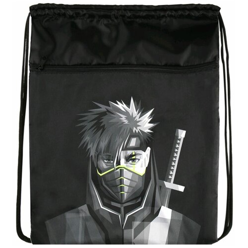 Мешок для обуви 1 отделение 36*44 с карманом Samurai