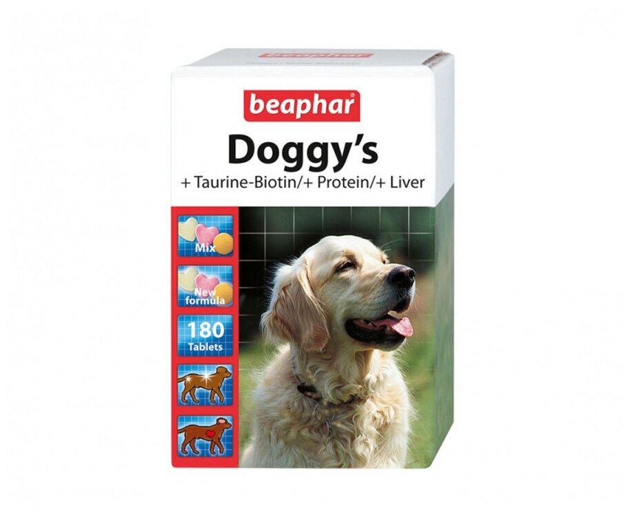 Кормовая добавка Beaphar Doggy's Mix , 180 таб.