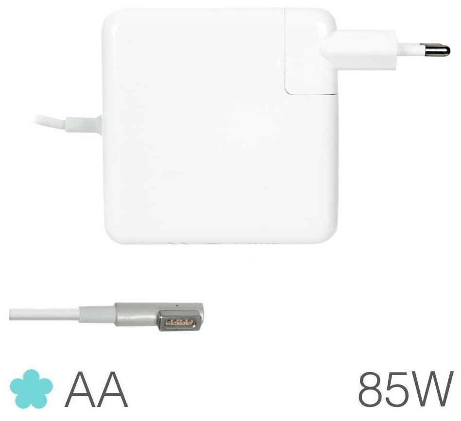 Блок питания (зарядное устройство) Apple MagSafe 85W L-образный разъем для MacBook Pro 15"/17", 2010 - 2012 / AA