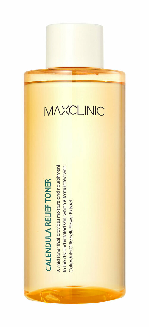 MAXCLINIC Calendula Relief Toner Тонер для чувствительной и проблемной кожи увлажняющий, 300 мл