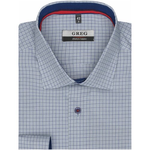фото Рубашка greg, размер 174-184/39, серый