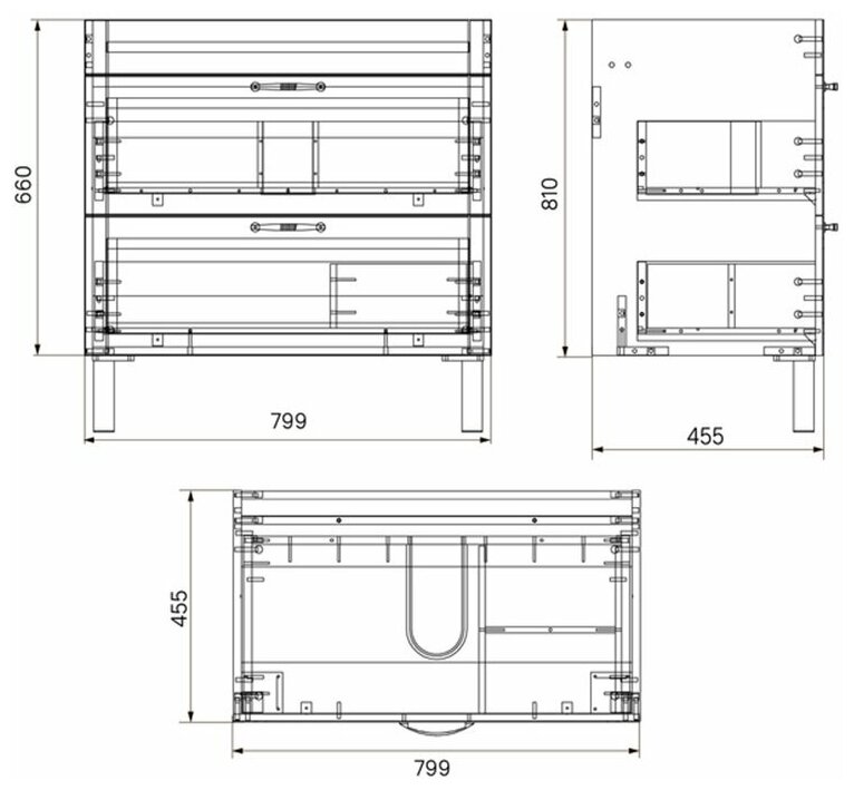 Тумба с раковиной Iddis Oxford OXF80W0i95K - фото №15