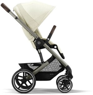 Cybex Balios S Lux Прогулочная коляска (2023), рама Taupe, текстиль Seashell Beige