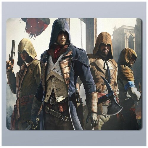 Коврик для мыши с принтом Assassins Creed Unity - 195 чехол для samsung galaxy note printio assassins creed unity arno