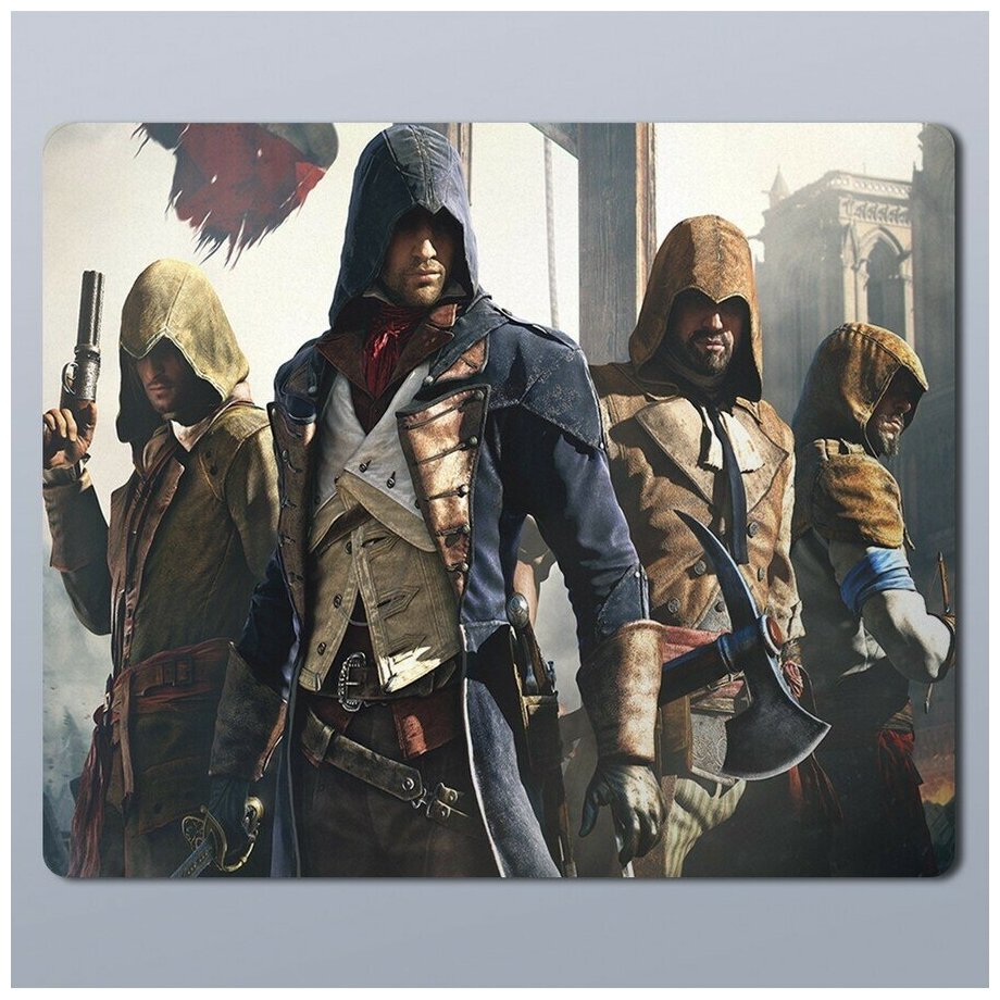 Коврик для мыши с принтом Assassins Creed Unity - 195
