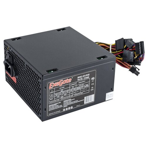 Блок питания Exegate ATX-XP400 400W блок питания exegate atx 400ppx 400w