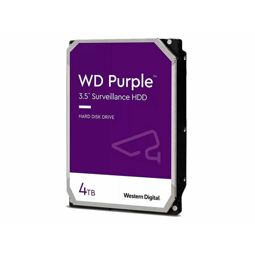 Жесткий диск Western Digital Purple 4Тб WD43PURZ 12tb wd red plus wd120efbx serial ata iii 7200 rpm 256mb 3 5 nas edition