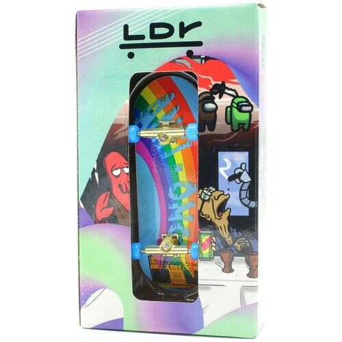 Фингерборд П10 Wide LDR 32мм Радуга