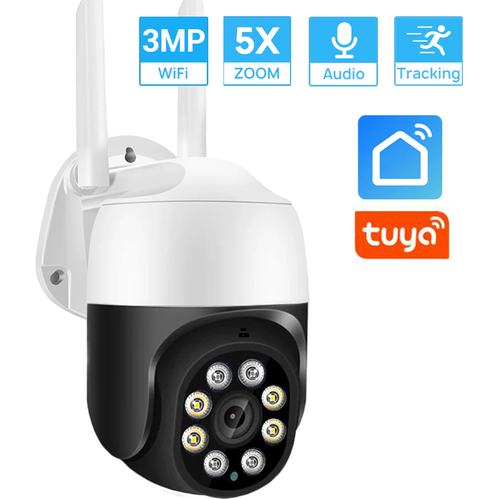 Tuya 3MP PTZ-камера Наружная WIFI Smart Life 321900₽