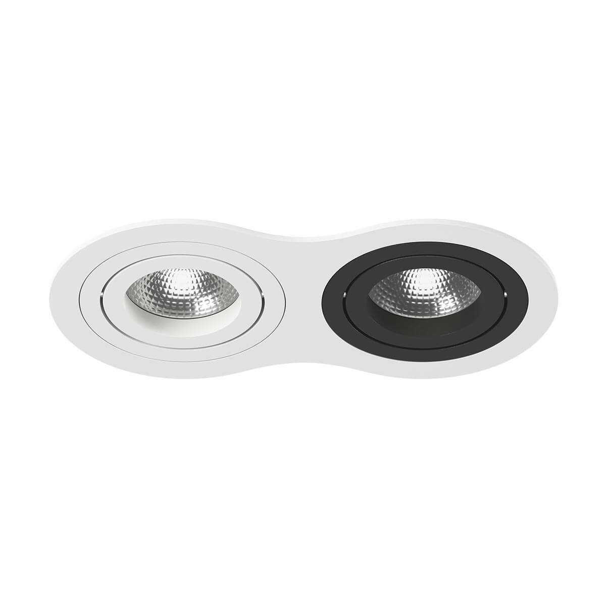 Светильник Lightstar Intero 16 i6260607, GU10, 100 Вт, 2 лампы, цвет арматуры: белый, цвет плафона: черный - фотография № 3