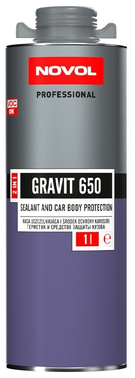 фото Универсальный каучуковый герметик для ремонта автомобиля NOVOL Gravit 650