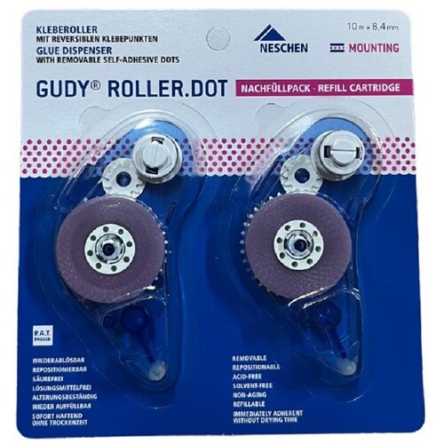 Картридж сменный д/клея-роллера Neschen Gudy Roller Dot 2шт/уп блист6043673