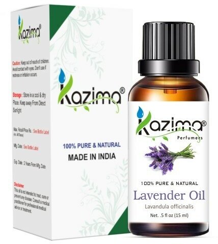 Эфирное масло лаванды 100% чистое натуральное и неразбавленное масло / Lavender Essential Oil 100%  Kazima 15 мл.
