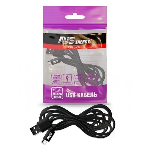 Кабель AVS micro USB 3 м MR-33 A78975S (1 шт.) sozh mr 3