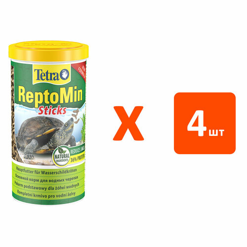 TETRA REPTOMIN STICKS корм палочки для водных черепах (1 л х 4 шт)