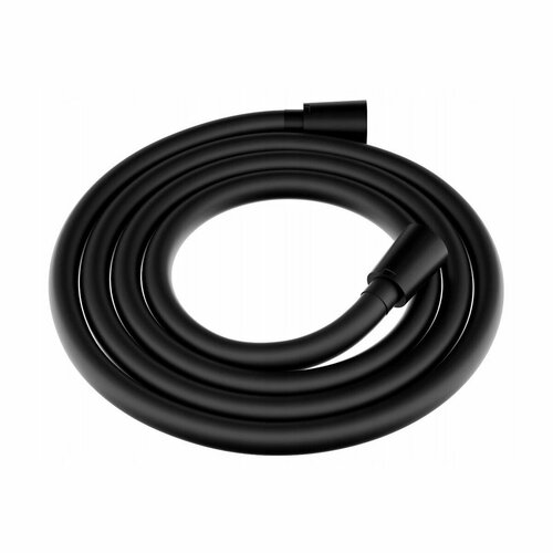 Шланг для душа 175см черный PVC с защитой от перекручивания BOND BH17588