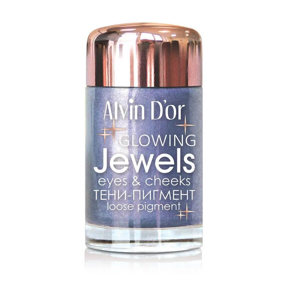 Alvin D'or Тени для век пигмент Jewels васильковый тон 14 3г