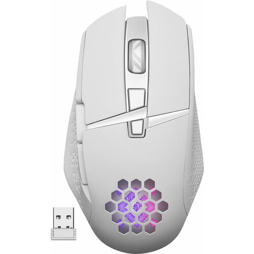 Defender Glory GM-514 Li-ion White игровая мышь defender warfame gm 880l черный