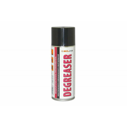 Мощный очиститель, обезжириватель Solins DEGREASER, 400 мл (аэрозоль)