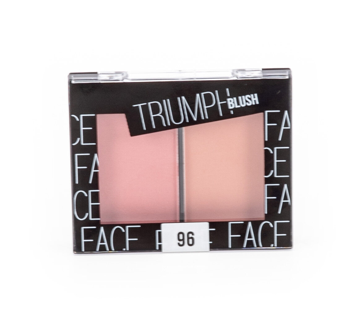 TF cosmetics / ТФ Косметикс Румяна для лица сухие двухцветные Blush для любого типа кожи 96 розово-бежевые в футляре 11.5г / декоративная косметика - фотография № 4