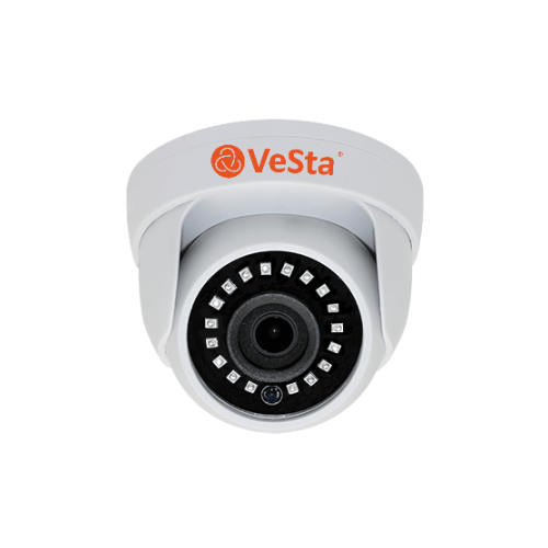 VeSta VC-G241 Купольная камера IP, 4 Мп (M002, f2.8, Белый, IR, встроенный микрофон питание POE и 12 вольт)