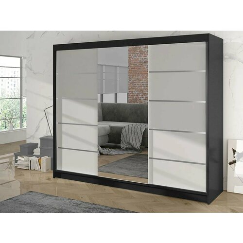 Шкаф-купе Цератония Белый 101/ Венге Цаво 3354 140*45*220