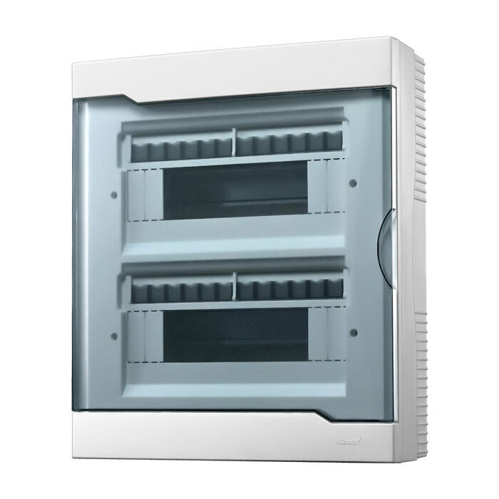 Бокс с прозрачной крышкой ЩРН-П-24 для наружной уст 24-х модульных устройств