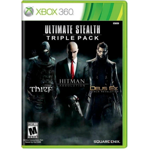 Игра Ultimate Stealth Triple Pack Thief Hitman Absolution Deus Ex Human для Xbox 360 3580₽