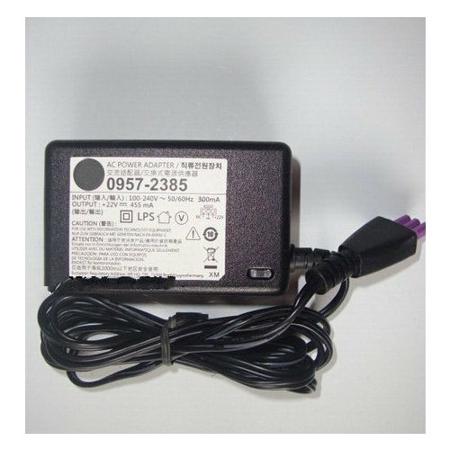 Адаптер блок питания для принтера HP 0957-2403 0957-2385 Deskjet Ink Advantage 1010 1015 1510 1515 2546 2548 2648 22V-455mA 2237₽