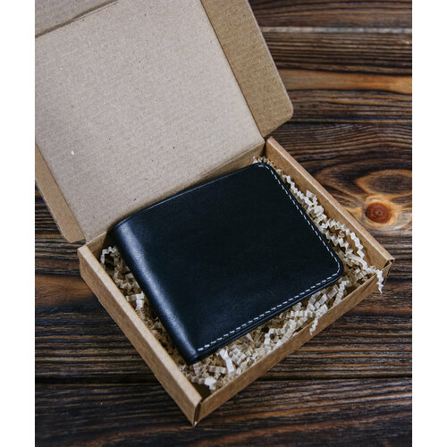 Кошелек фактура гладкая черный 3200₽