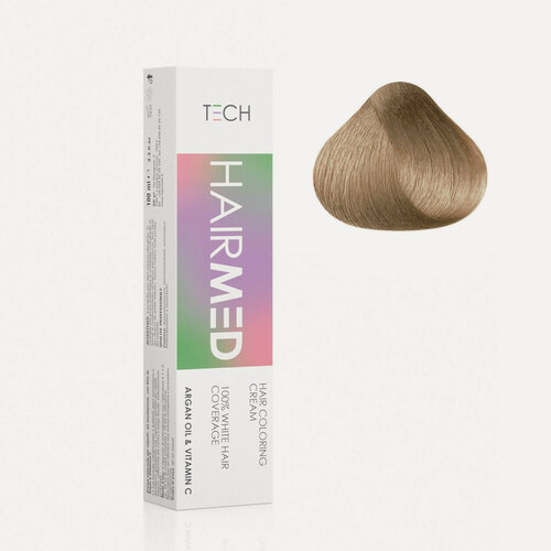 Изображение товара Перманентная крем-краска для волос Hairmed 8/3 Светло-русый Золотистый 100 мл