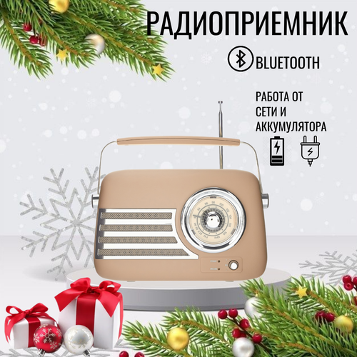 Радиоприемник FM AUX USB SUBWOOFER работа от сети 323900₽