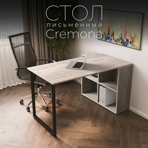 Стол письменный угловой компьютерный Cremona. Сосна Касцина Офисный стол рабочий стол для школьника с ящиками полками не икеа
