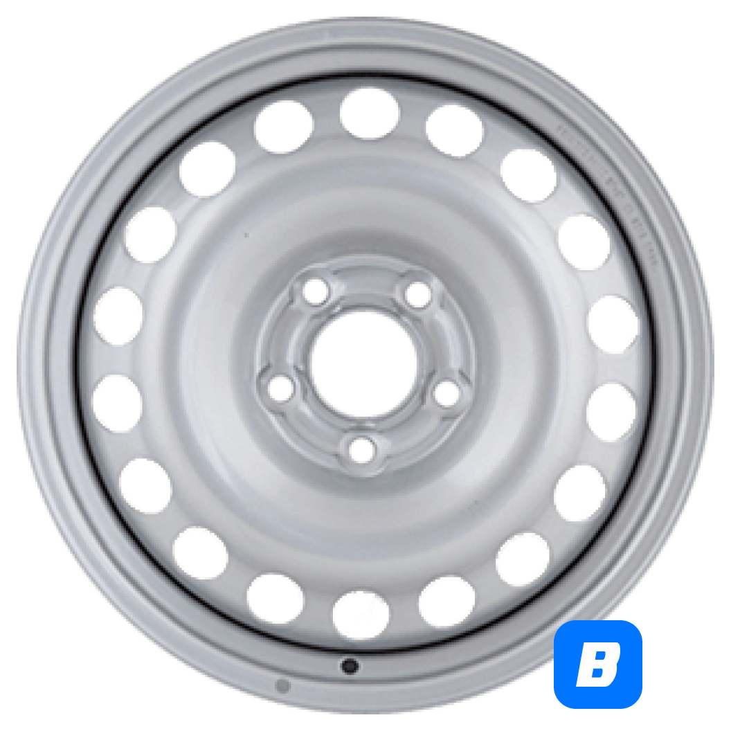 Диски штампованные TREBL 53B35B 14" PCD 4/98 — фото 1