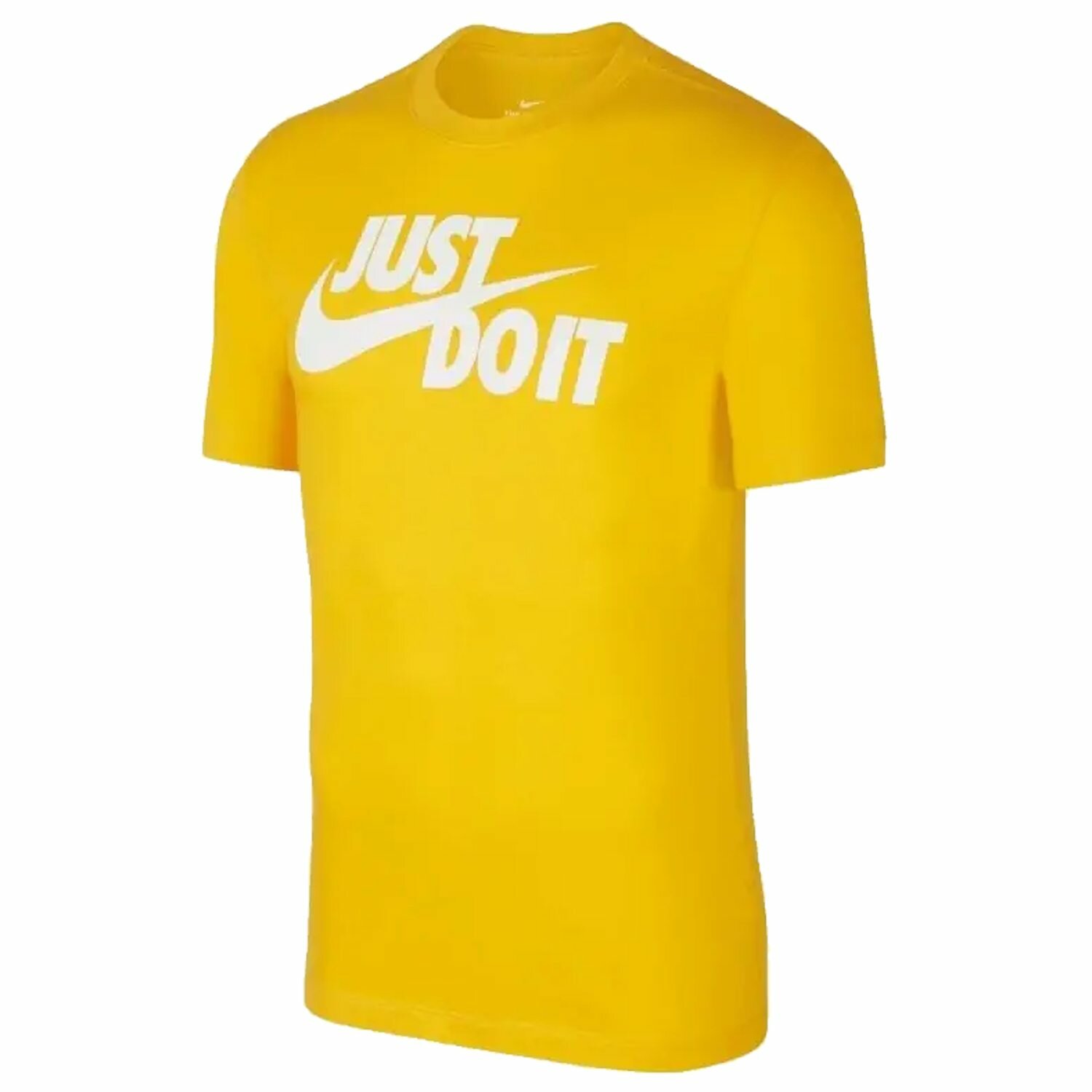 Футболка NIKE, размер L, желтый/белый