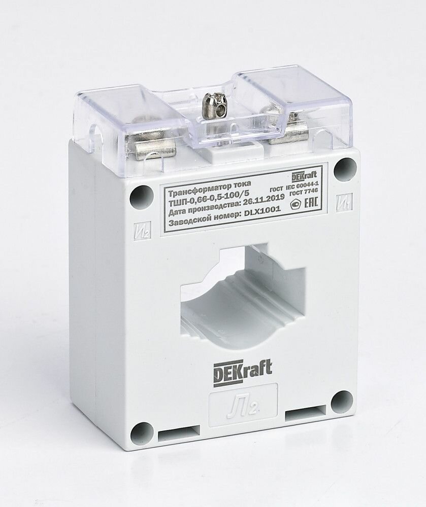 Трансформатор тока DEKraft 250/5А 5ВА, кл. т. 0,5S, 50105DEK