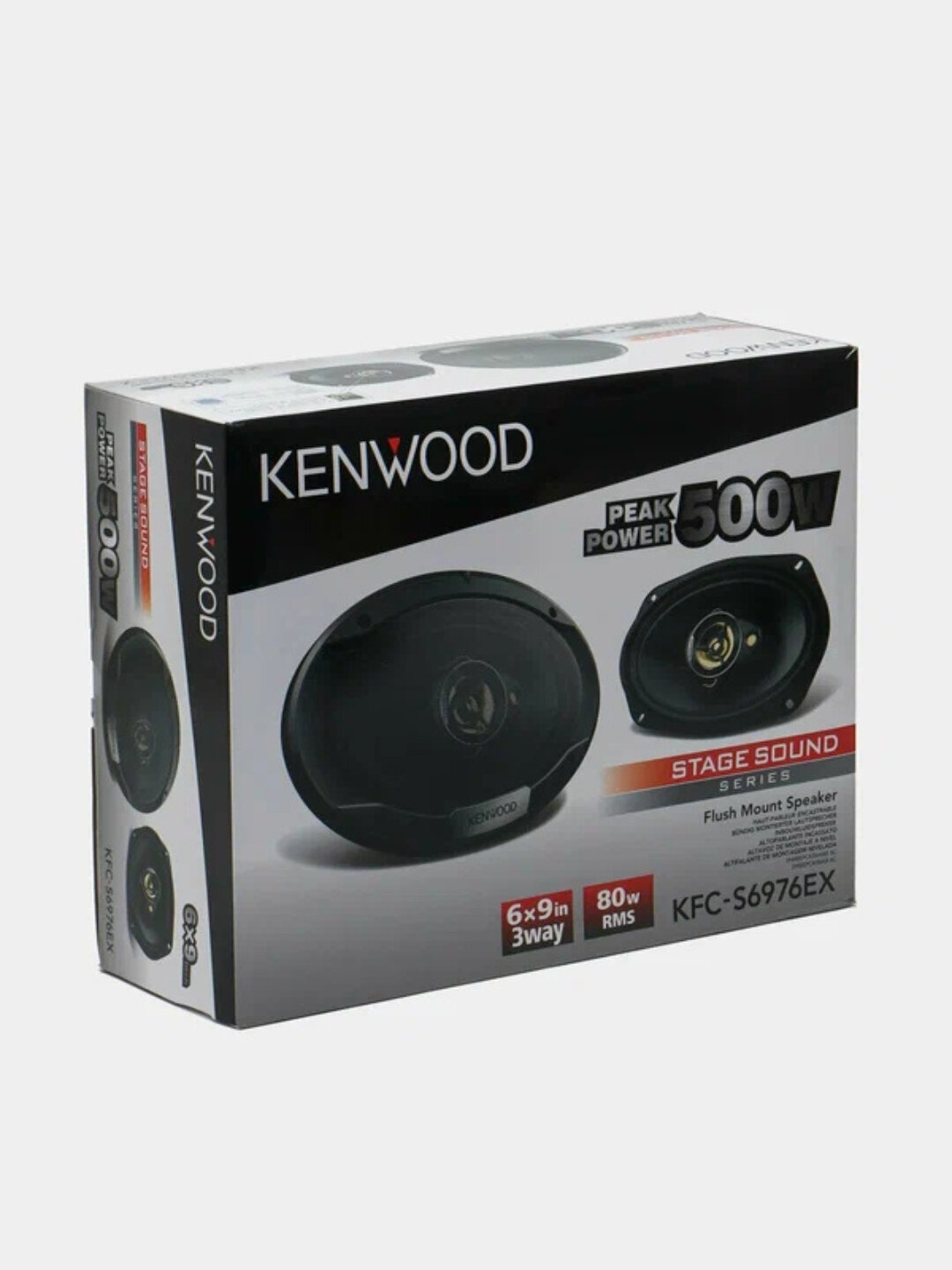 Автоколонки Kenwood KFC-S6976EX, мощность 500 Вт, диаметр 12см