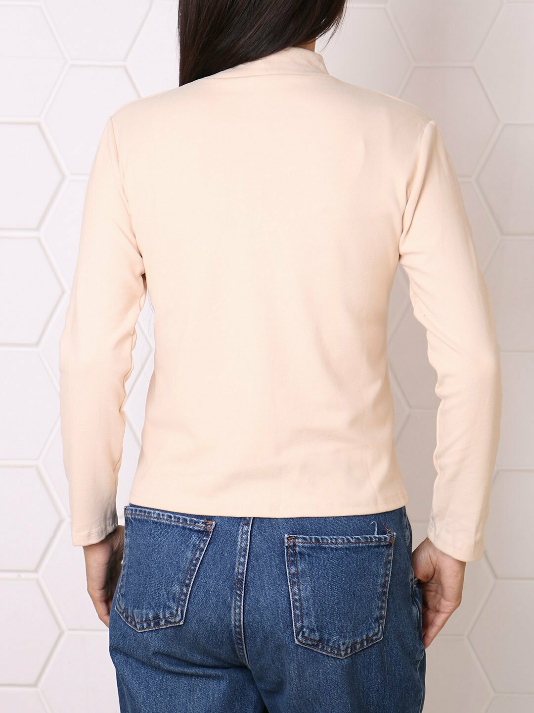 Водолазка , размер One Size, молочный — фото 1