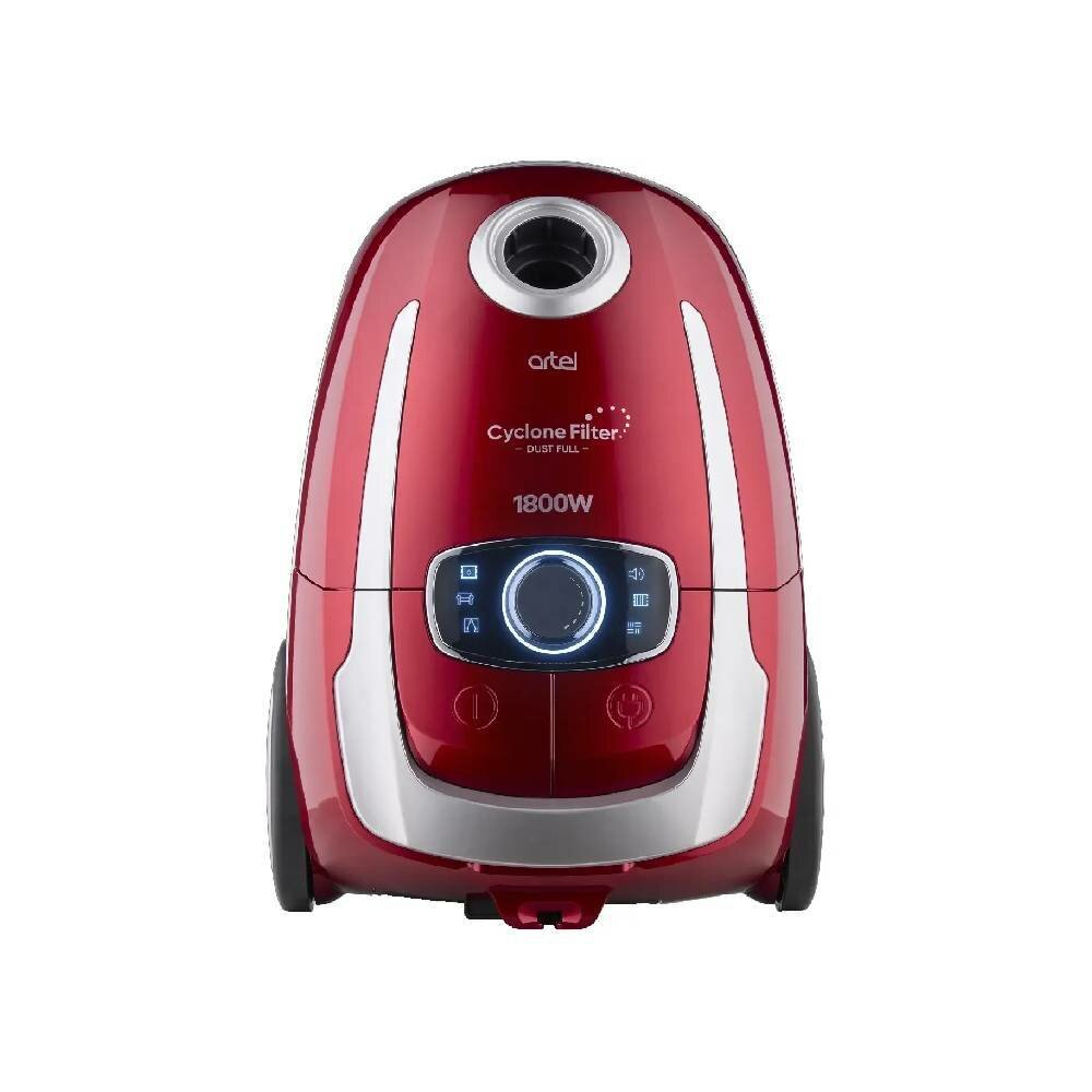 Пылесос Artel ART B2700, мощность 1800 Вт, объем пылесборника 3,5 л, красный