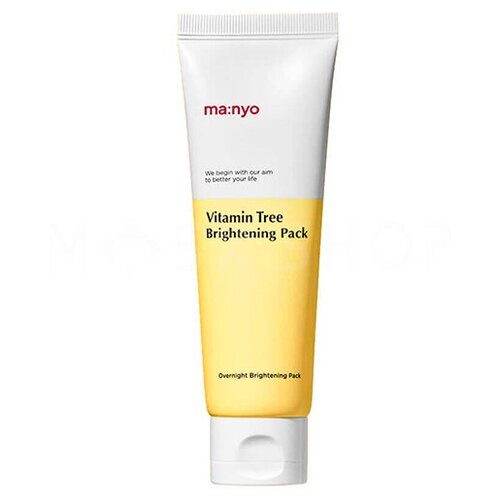 фото Ночная осветляющая маска с облепихой manyo factory vitamin tree brightening pack