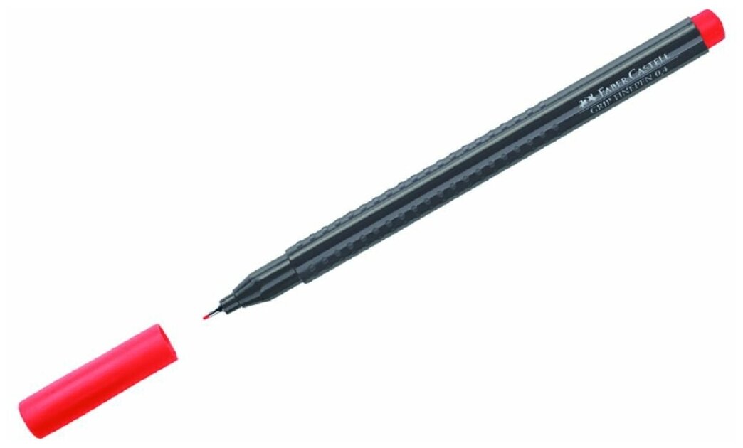 Ручка капиллярная Faber-Castell Grip 0,4мм набор цветов в футляре 20 шт. - фото №3