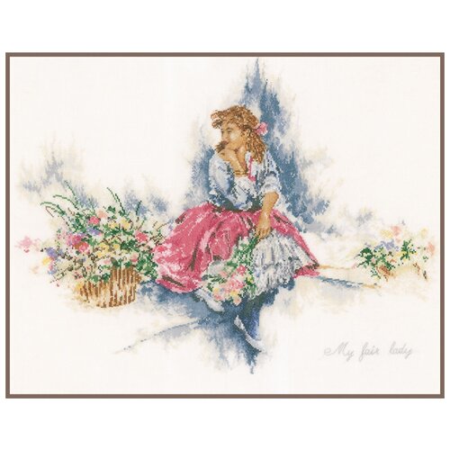 фото Pn-0182405 набор для вышивания lanarte 'моя прекрасная леди' 54х43см