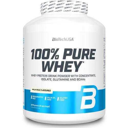 Протеин BioTechUSA 100% Pure Whey, 2270 гр., рисовый пудинг