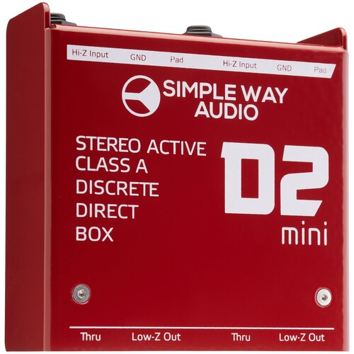 Simple way Audio D2mini Активный DI-Box, двухканальный