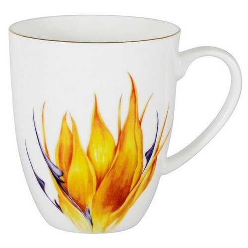 фото Кружка strelitzia 400 мл в подарочной упаковке, костяной фарфор, anna lafarg emily, al-605s-e11