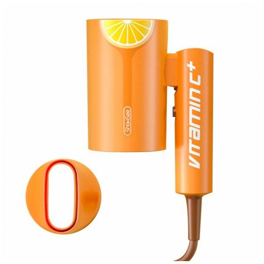 Showsee Фен ShowSee Electric Hair Dryer Vitamin C+ (VC100-A) - оранжевый - фотография № 5